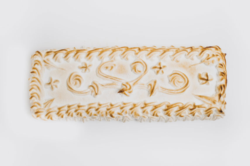 Tarta milhojas clásica de elaboración artesanal por Pastelería Eceiza, de Tolosa